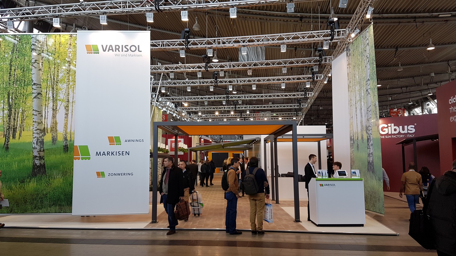 Varisol Messestand auf der r+t Stuttgart Varisol Messestand auf der r+t Stuttgart